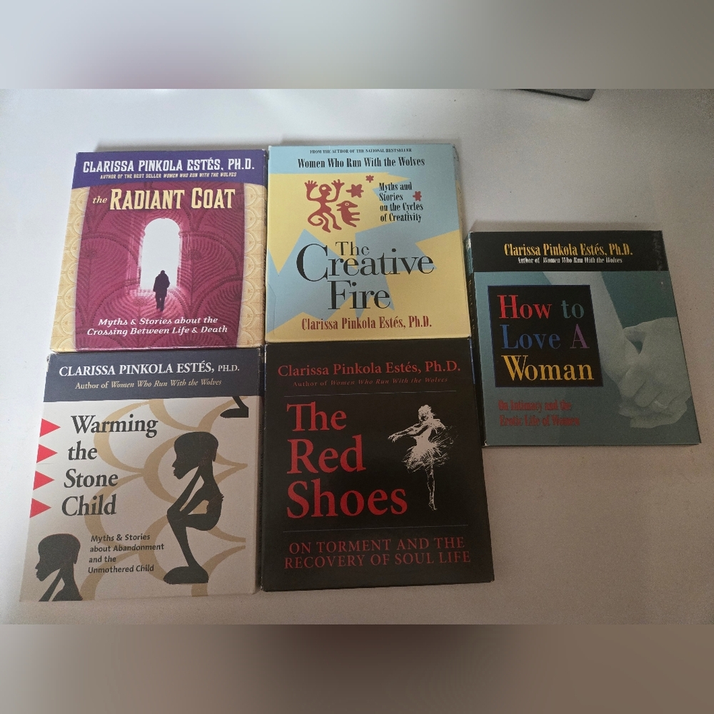 Clarissa Pinkola Estes, PhD Set Of Audio Book Cds: Radiant Coat, Creative Fire..